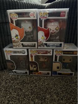 Lot of Horror Funko Pops With Soft Protectors Bundle Save