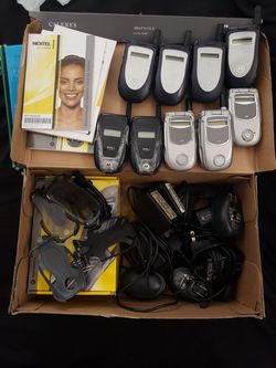 9 Motorola Nextel cell phones can be use as walkie talkie