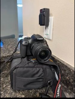 Canon EOS Rebel T5 DSLR Camera + 18-55mm Lens – Great Condition