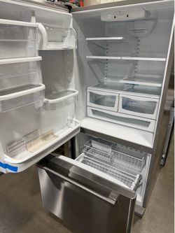 Maytag 22 cu. ft. Bottom Freezer Refrigerator in Fingerprint Resistant Stainless Steel
