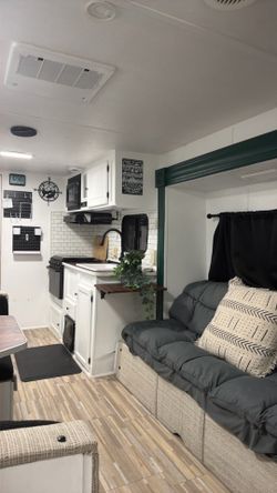 Refurbished travel trailer