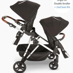 Mockingbird Double Stroller + Graco car seats