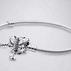 Sterling Silver 925 Butterfly Bracelet 