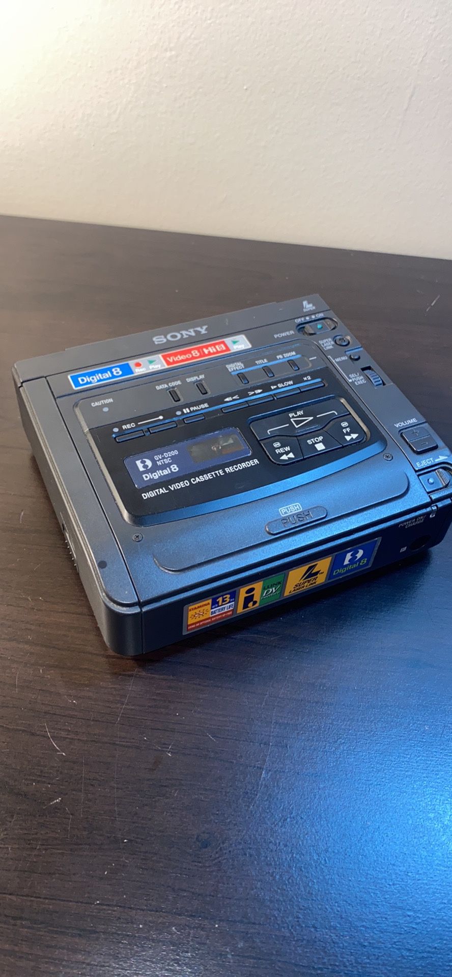 Sony GV-D200 Recorder Player Hi8 8mm Digital8 Portable Video Transfer