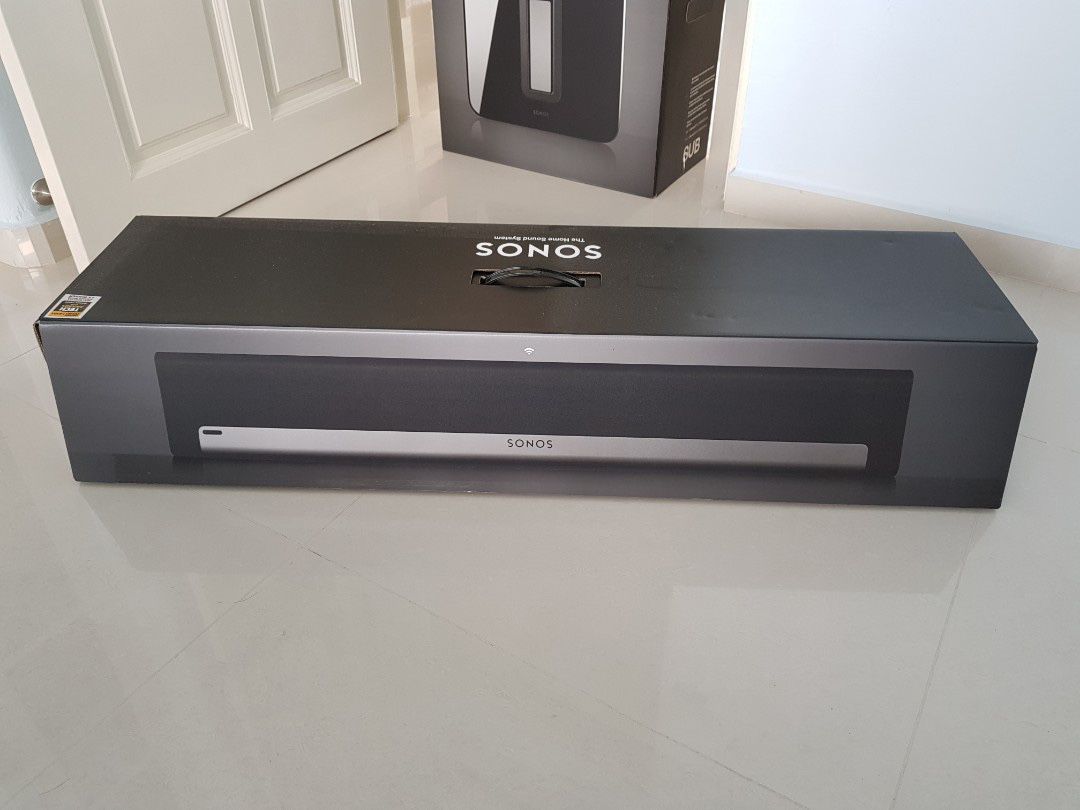 Stræbe komme ud for Nord Vest Sonos Playbar (NEW IN BOX SEALED) for Sale in Houston, TX - OfferUp