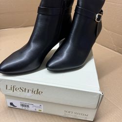 Black Ankle Boots Size 8