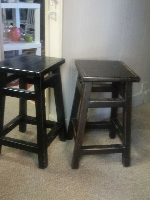 Awesome wooden stools Set Of Two 60 Or 30each
