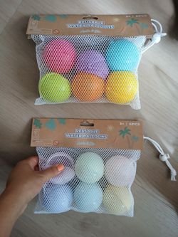 New reusable water balloons both for $5