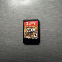 Nintendo Switch Zelda Breath of the Wild Catridge Only