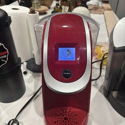 Red Keurig Coffee Maker