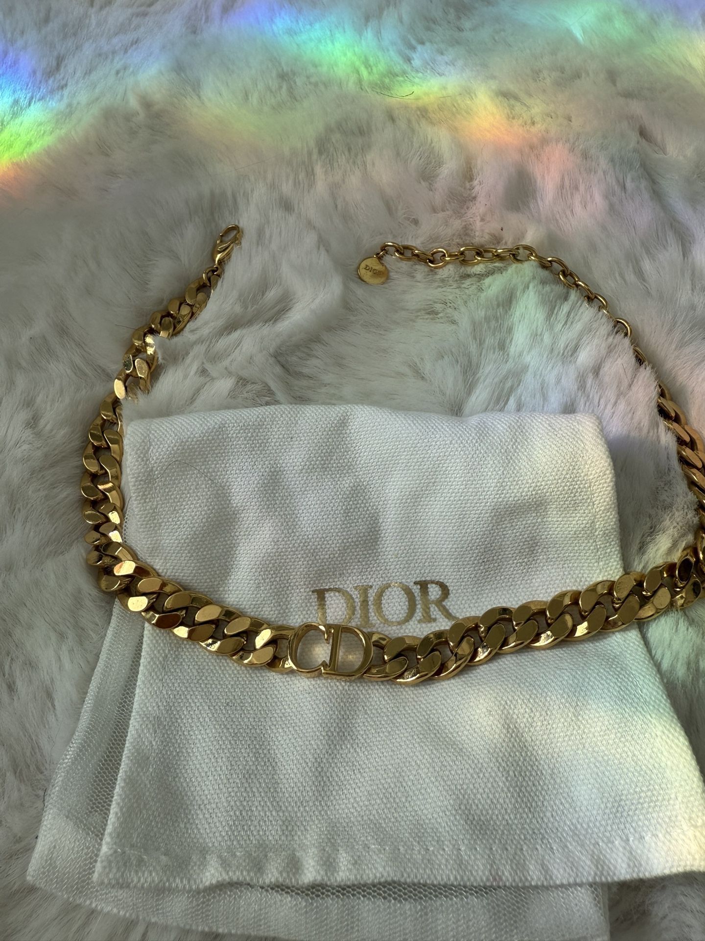 Dior Chain Choker Necklace