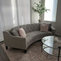 Pair Of Z Galleries Half Moon Couches