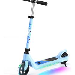LINGTENG Kick Start Boost Adjustable Speed & Height Kids Electric Scooter