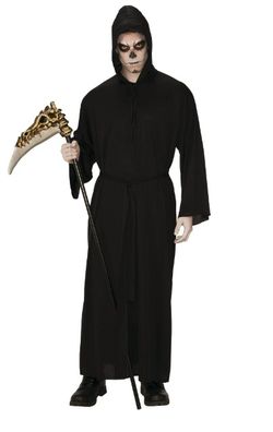 BRANDNEW,NEVER USED.. BLACK HORROR ROBE ONLY... NWT..