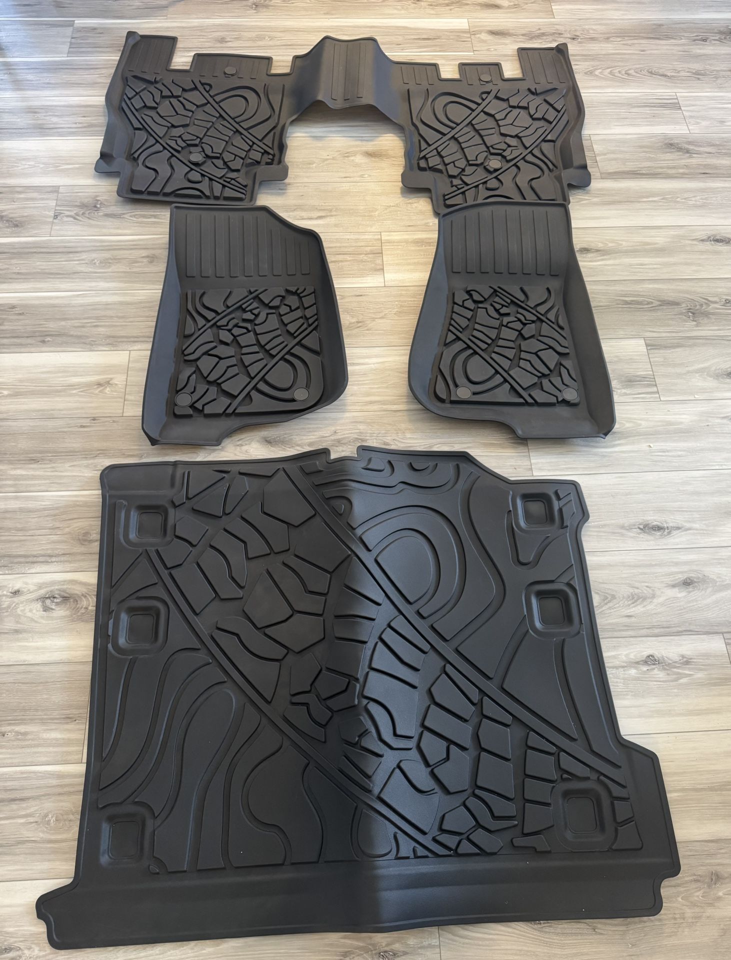 All Weather Floor Mats & Cargo Liner 2018-2024 Jeep Wrangler JL 4 Door