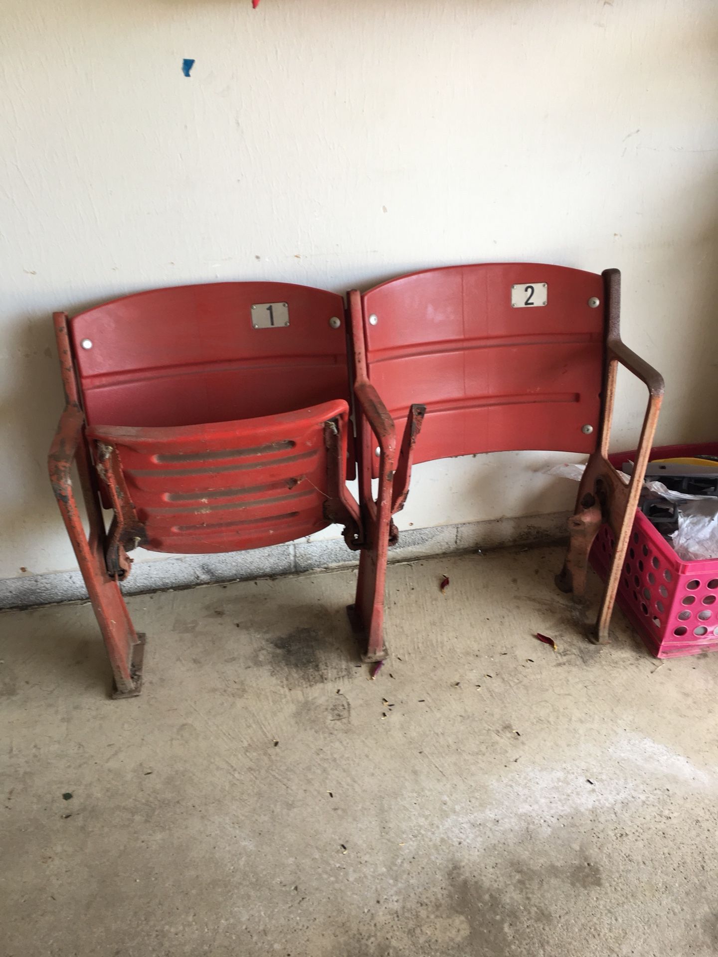 Cleveland Municipal stadium seats Aisle seat row 10