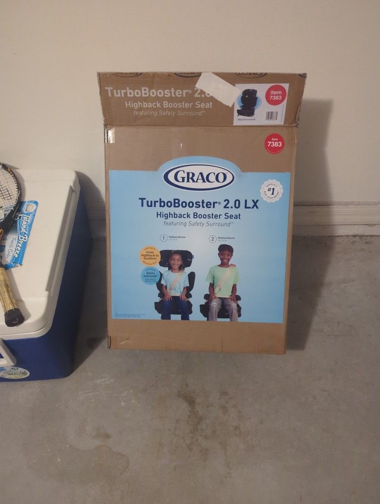 TurboBooster 2.0 LX Highback Booster Car Seat with Safety Surround Graco x 2