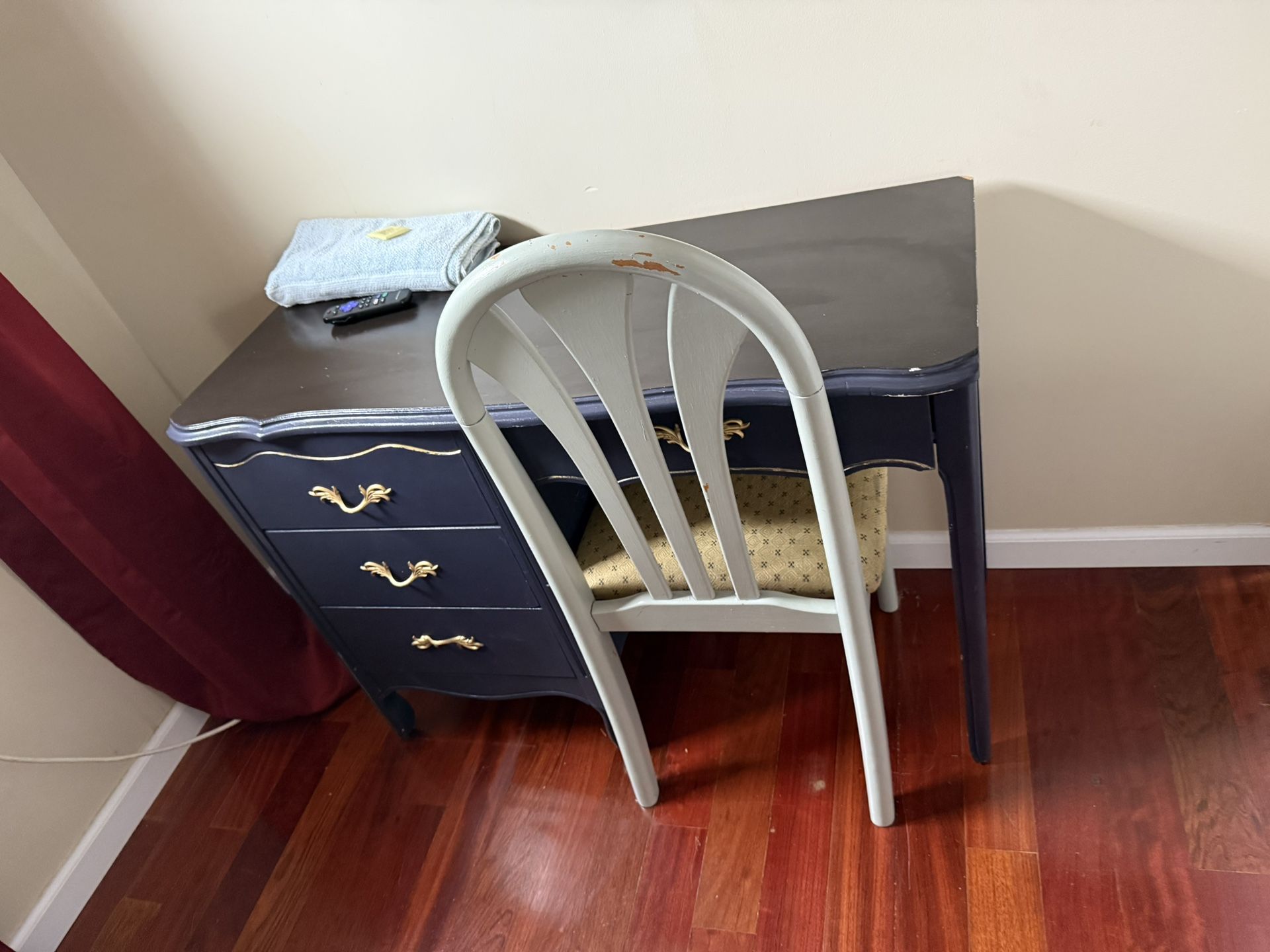 Solid Wood Desk & Chair