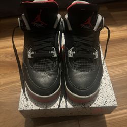 Air Jordan 4 Bred Size 6y (Read The Description)