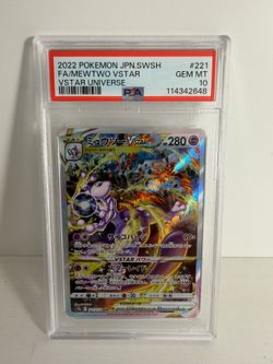 Mewtwo VSTAR SAR #221/172 PSA 10 from Pokemon VSTAR Universe