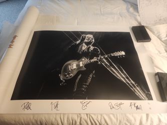 Def Leppard Limited Edition Print 5 Of 10 Houston,  TX 2018