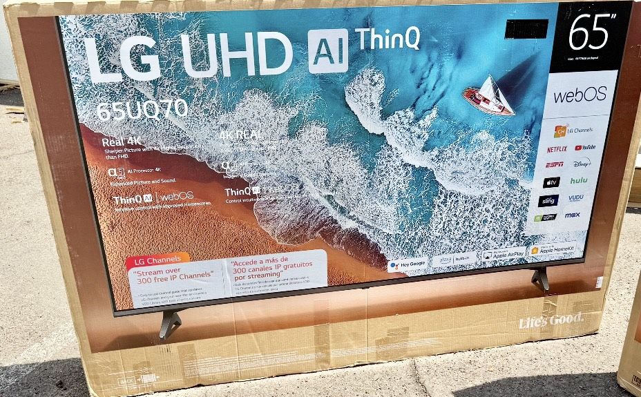 65 Tv Lg Smart 4K Hd Tv $55 Down Finacing Free Delivery