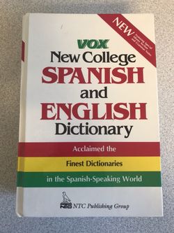 New College Spanish and English Dictionary