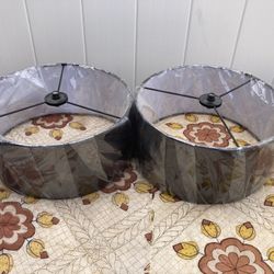 2- Lamp Shades Black