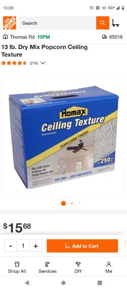 Ceiling Texture Popcorn Finish