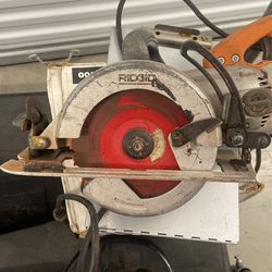Rigid  Worm Power Thrucool 15 Amp Saw