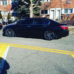 19” black chrome hfp wheels only