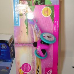 New Barbie 3 Wheel Tilt Scooter 
