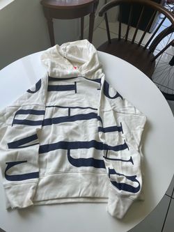 GAP Graphic Pullover Hoodie – Cream & Navy