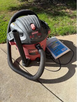 Craftsman 16 gal wet dry vac with dust bags - original filter not included  Price is firm, cash only