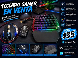 RGB Gaming Keyboard – Mechanical Style – Like New