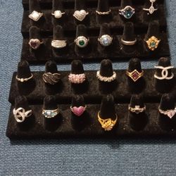 Sterling Silver Gem Stone Rings