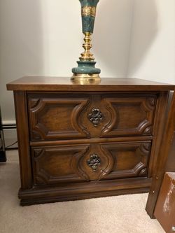 Bedroom Set -,Vintage Spanish Revival Bedroom Set