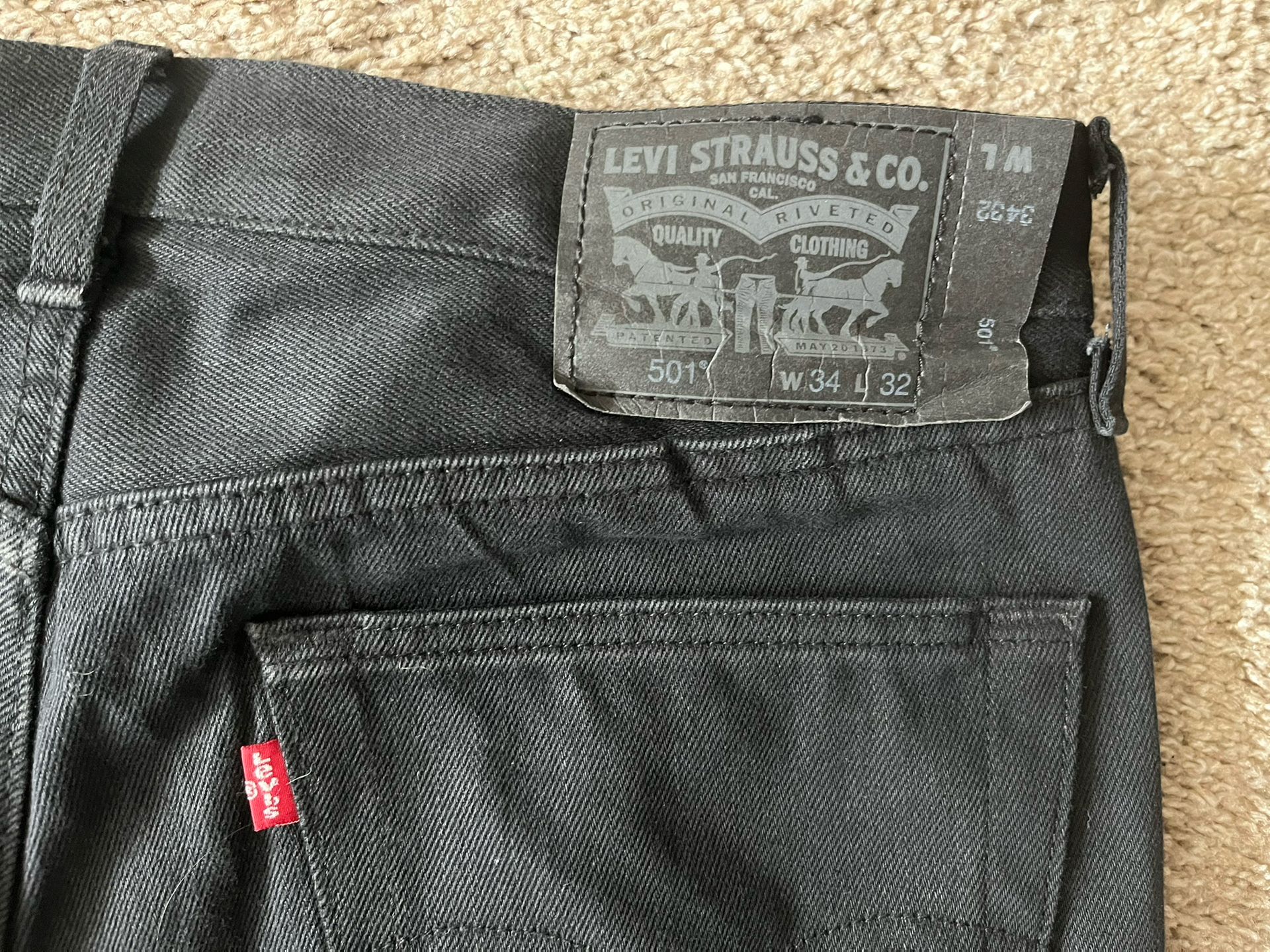 Levi 501’s Shrink To Fit Jeans