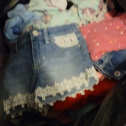 Big Bag Of Girls Size 4 And Some 5 CLOTHES. SIZE 9 SHOES
