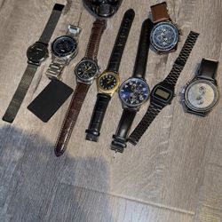 9 Different Watches (Just Need Batteries For All)
