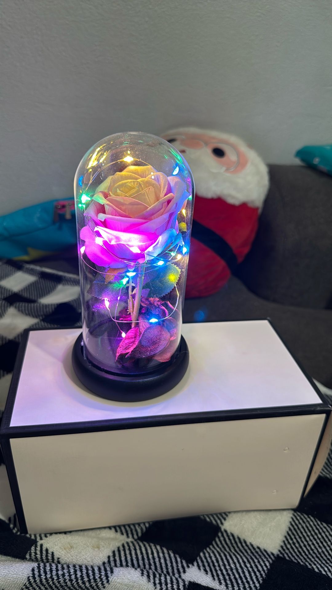 Rose Flower With Lights 