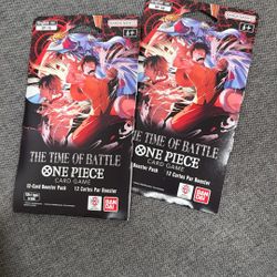 One Piece Time of Battle  Card Booster Packs