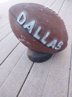 Dallas Cowboys Ceramic Football Decoration