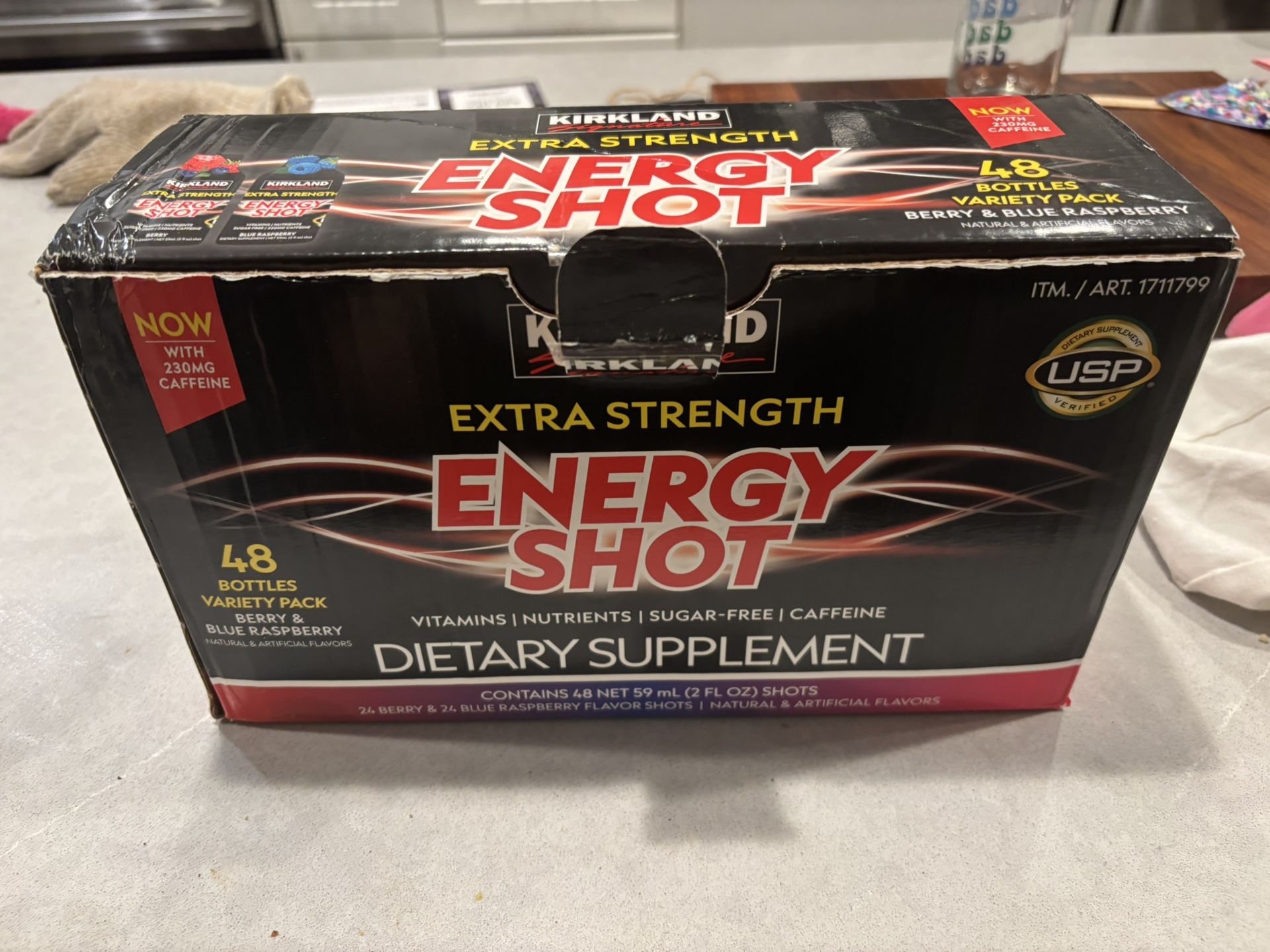 Full Pack Kirkland Energy Shots