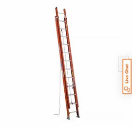 24’ WERNER FIBERGLASS LADDER