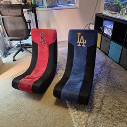 Los Angeles Angels & Dodgers Rocking Chair