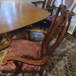 Antique Table And Chairs