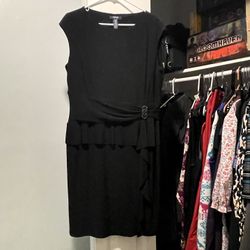Chaps Little Black Dress Size XL Sleeveless Cocktail