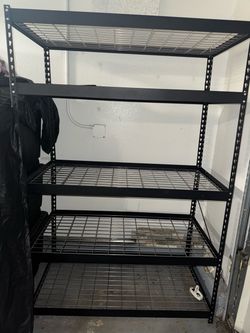 Storage Shelves 5-Tier Adjustable 48"x24"x72" Shelving Unit