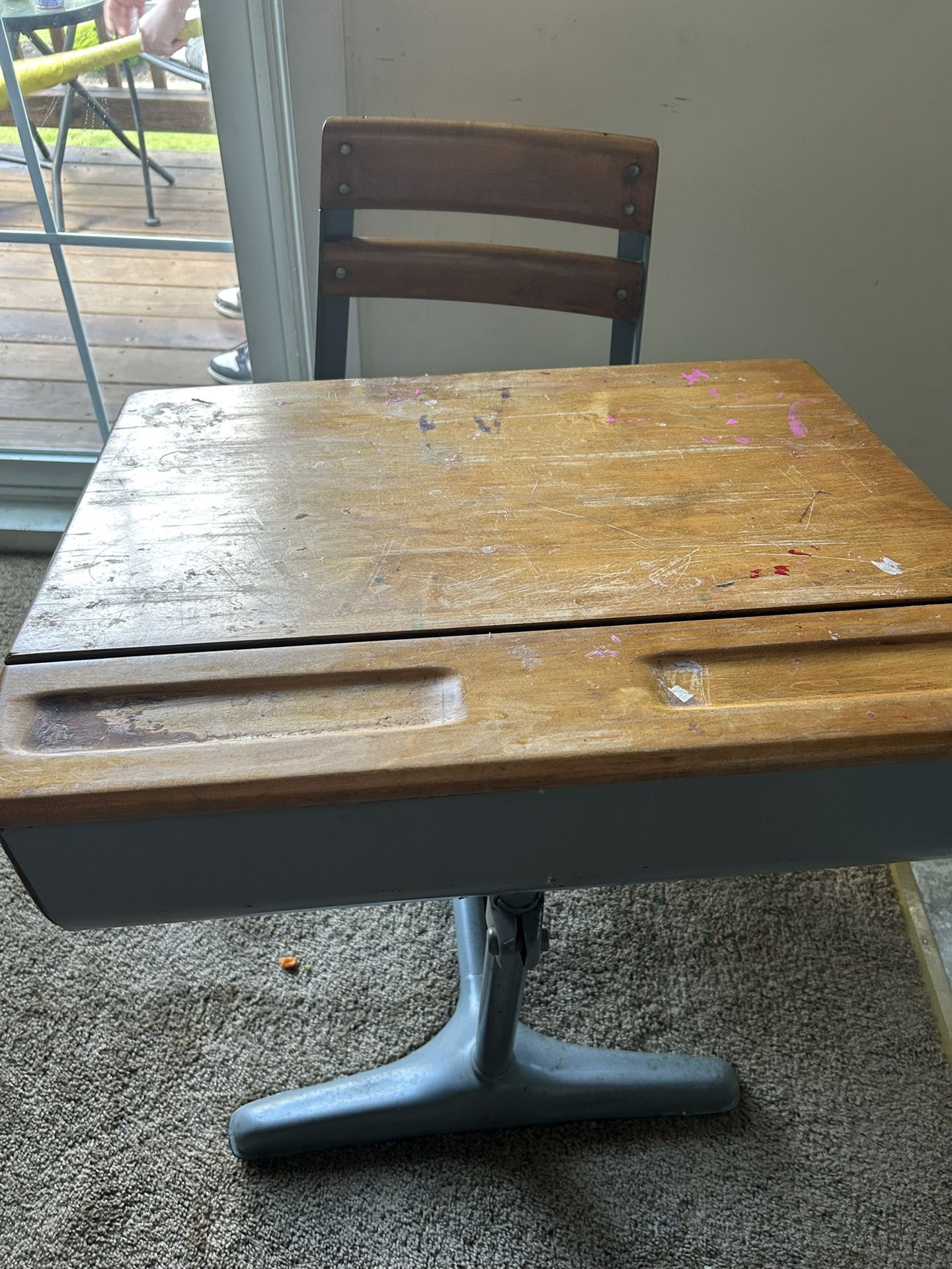 Vintage School Desk